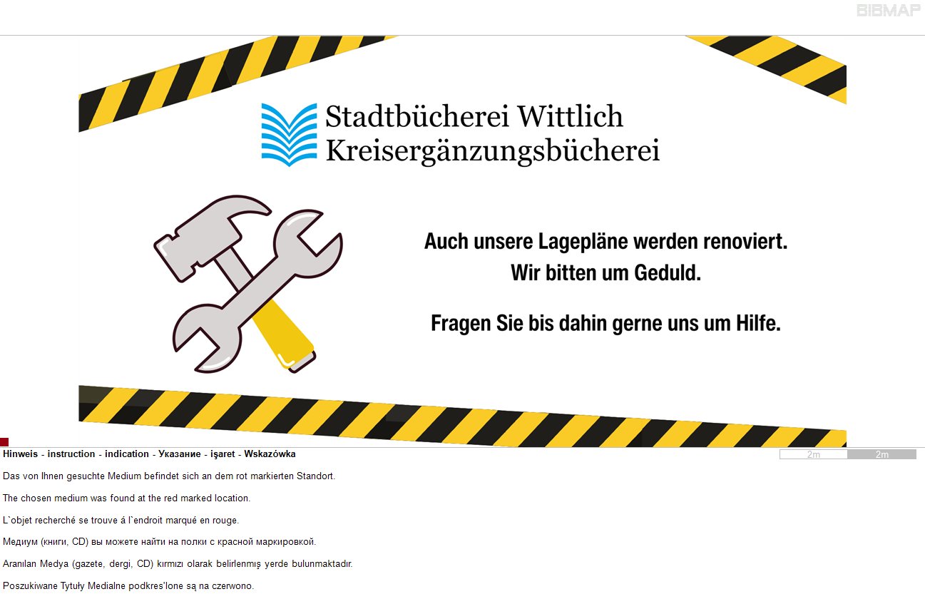 image of location system Hinweis - instruction - indication - ???????? - isaret - Wskaz�wka

Das von Ihnen gesuchte Medium befindet sich an dem rot markierten Standort.

The chosen medium was found at the red marked location.

L`objet recherch� se trouve � l`endroit marqu� en rouge.

?????? (?????, CD) ?? ?????? ????? ?? ????? ? ??????? ???????????.

Aranilan Medya (gazete, dergi, CD) kirmizi olarak belirlenmis yerde bulunmaktadir.

Poszukiwane Tytuly Medialne podkres'lone sa na czerwono.
